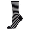 Hot Sox Womens Originals Thin Stripe Crew Sock