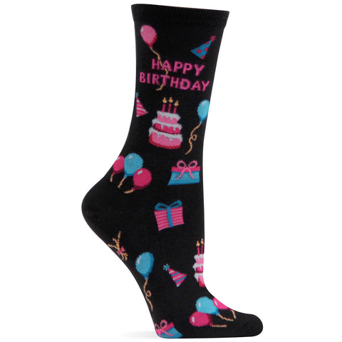 Hot Sox Womens Happy Birthday Sock