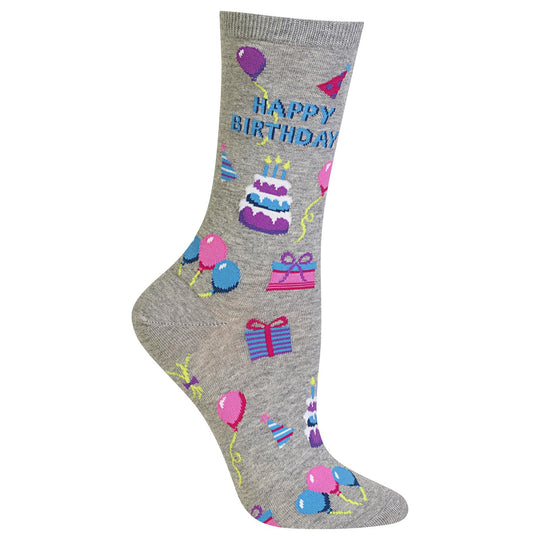 Hot Sox Womens Happy Birthday Sock