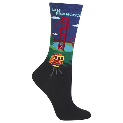 Hot Sox Womens Golden Gate Bridge Sock