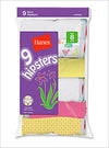 Hanes Girls' No Ride Up Cotton TAGLESS Hipsters 9 Pack