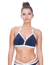 Freya Womens In The Navy Soft Triangle Bikini Top