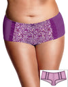 JMS Microfiber with Linear Lace/Mesh Insert Hipshorts 2 Pair