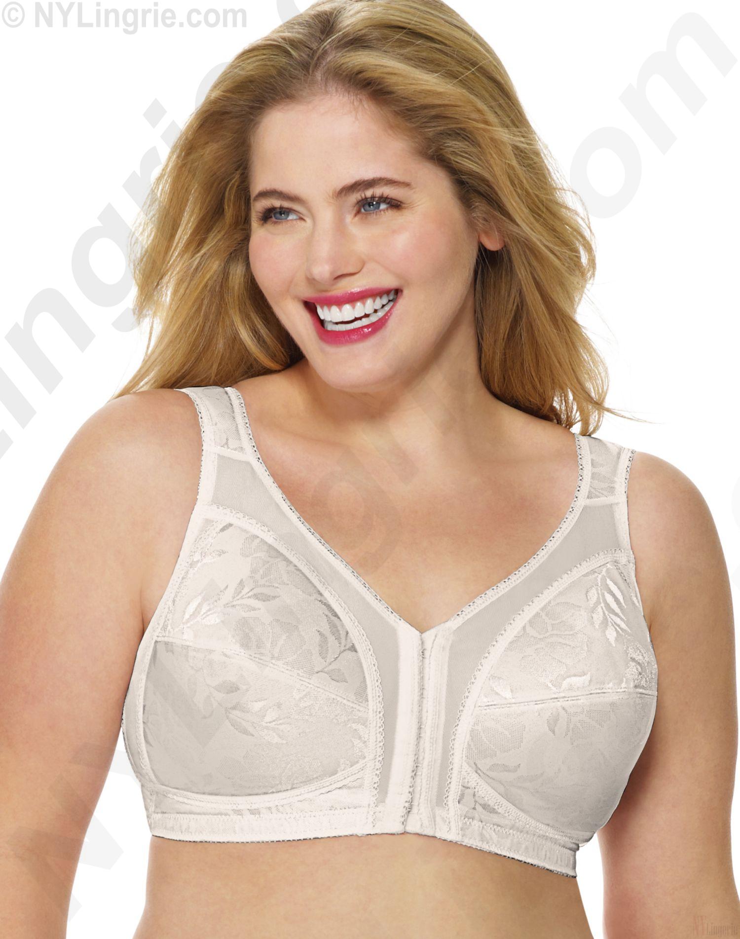 Playtex 18 Hour Wirefree White #4693 Bra 42C and 50 similar items