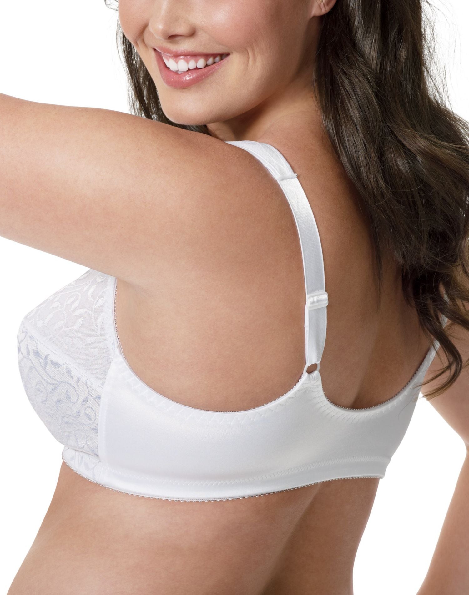 1107 - JMS Comfort Cushion Strap Front Close Wirefree Bra