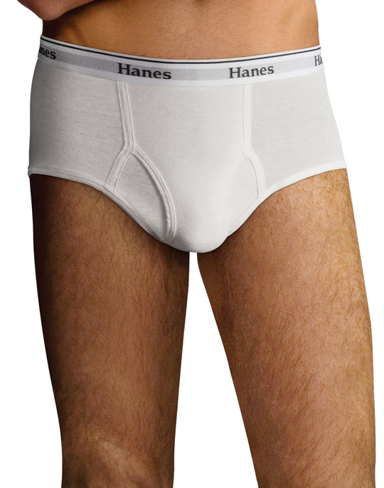 Hanes Classics Men's Dyed Briefs with Comfort Flex Waistband, Blues 7-Pack