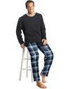 Hanes Men's Flannel Sleep Set