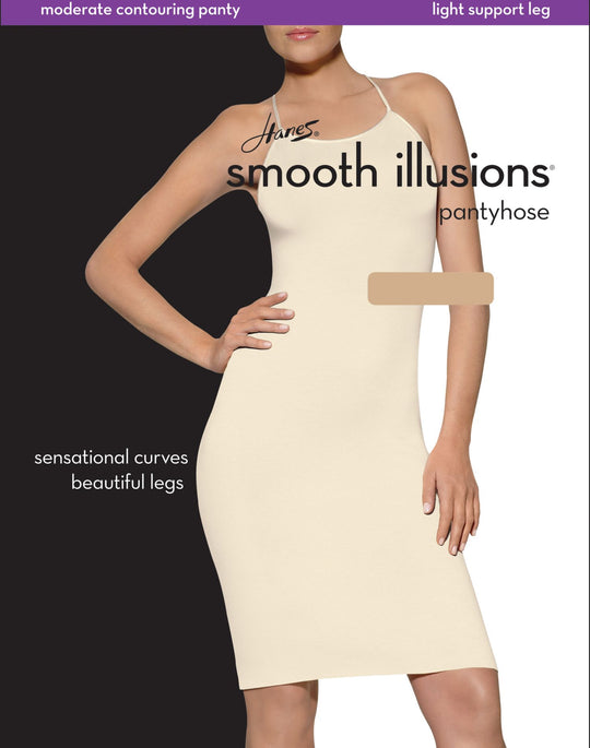 Hanes Smooth Illusions Shaping Pantyhose with Energizing Leg 1 pair