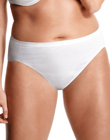 JMS Cotton Tagless Hi-Cut Panties 5-Pack