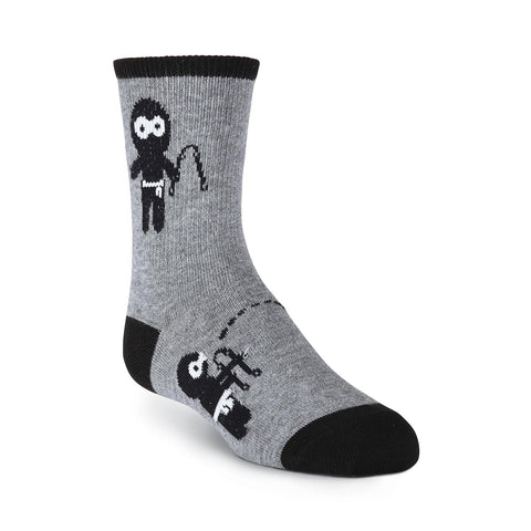 K. Bell Boys Ninjas Crew Socks