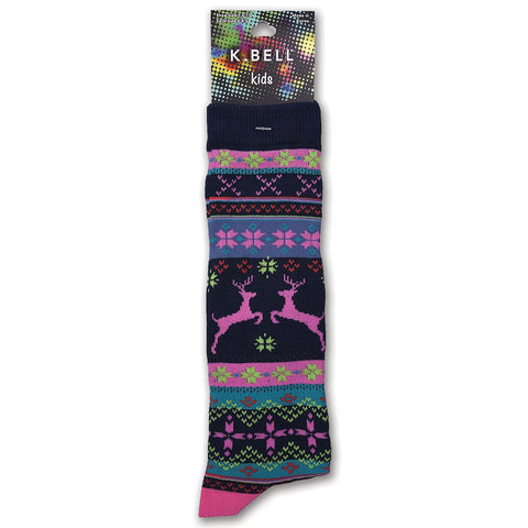 K. Bell Girl`s Nordic Knee High Socks