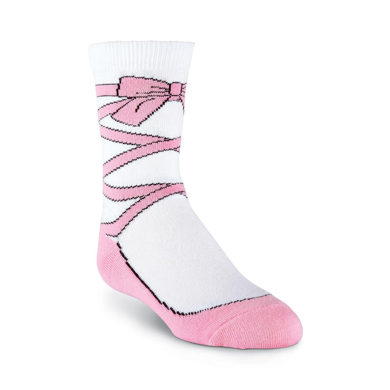 K. Bell Girls Ballet Slipper Crew Socks