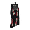 K. Bell Men`s Graphic Crew Socks