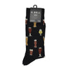 K. Bell Men`s Graphic Crew Socks