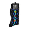 K. Bell Men`s Graphic Crew Socks