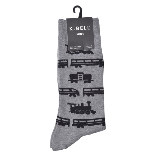 K. Bell Men`s Cotton Blend Crew Socks