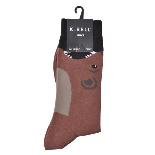 K. Bell Men`s Cotton Blend Crew Socks