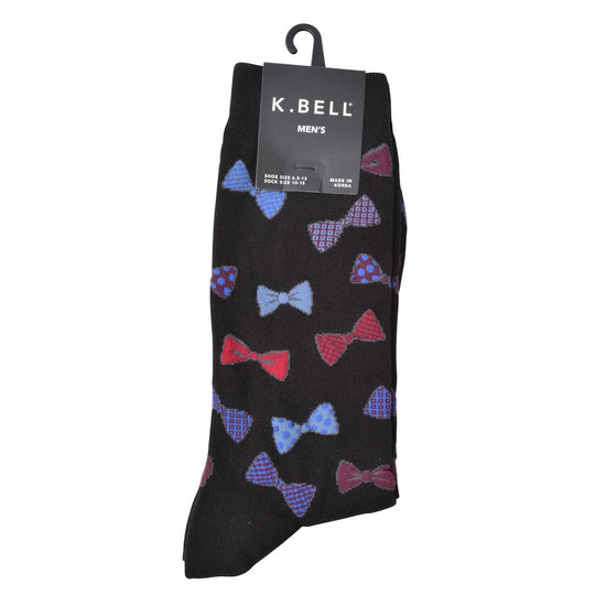 K. Bell Men`s Cotton Blend Crew Socks
