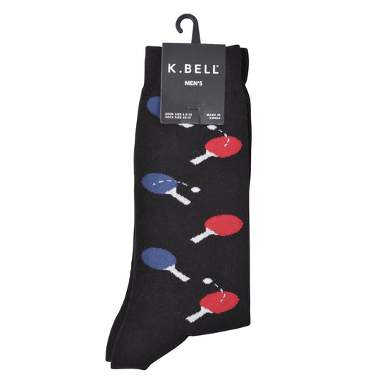 K. Bell Men`s Cotton Blend Crew Socks