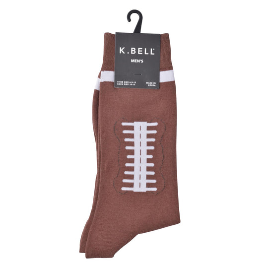 K. Bell Men`s Cotton Blend Crew Socks