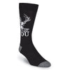 K. Bell Mens Buck You Crew Socks