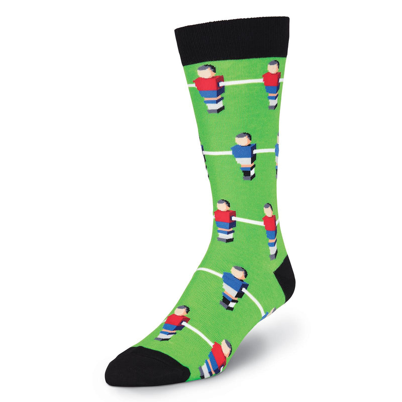 K. Bell Mens Foosball Crew Socks