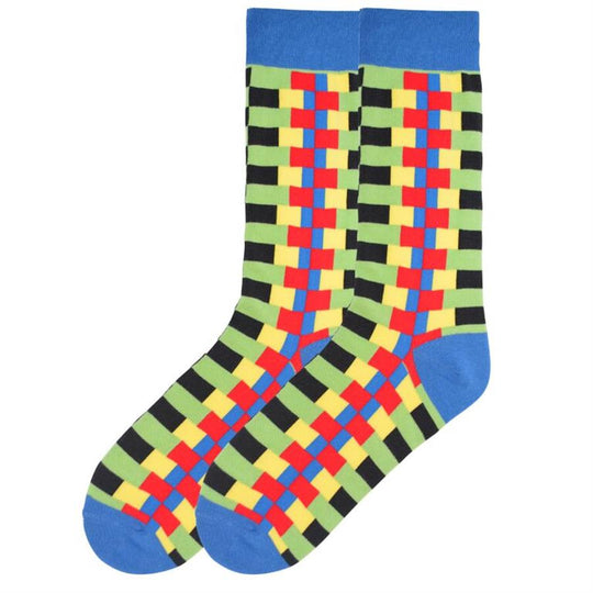K. Bell Men`s Crew Socks - Extended Sizes Available