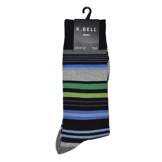 K. Bell Men`s Crew Socks - Extended Sizes Available