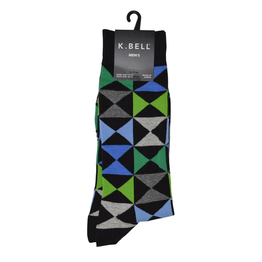 K. Bell Men`s Crew Socks - Extended Sizes Available