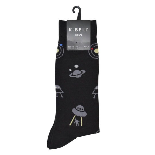 K. Bell Men`s Crew Socks - Extended Sizes Available