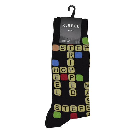 K. Bell Men`s Crew Socks - Extended Sizes Available