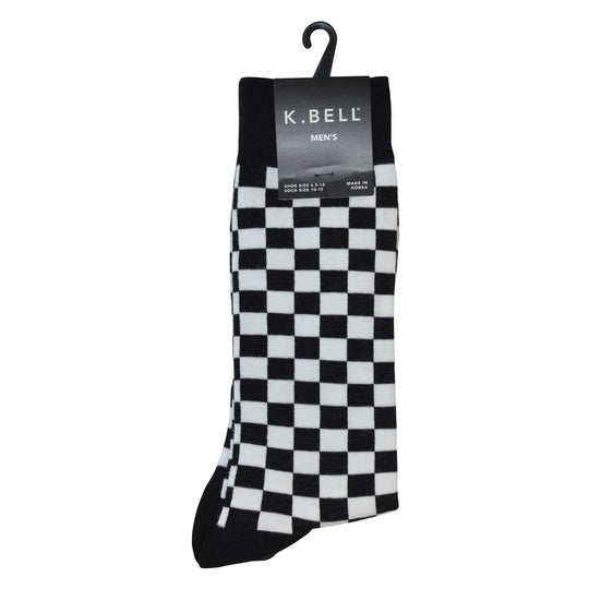 K. Bell Men`s Crew Socks - Extended Sizes Available