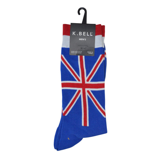 K. Bell Men`s Crew Socks - Extended Sizes Available
