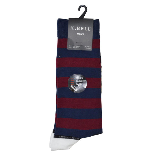 K. Bell Men`s Crew Socks - Extended Sizes Available