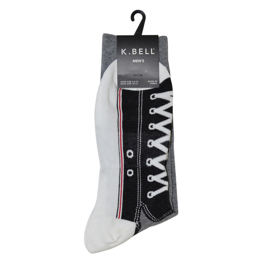 K. Bell Men`s Crew Socks - Extended Sizes Available