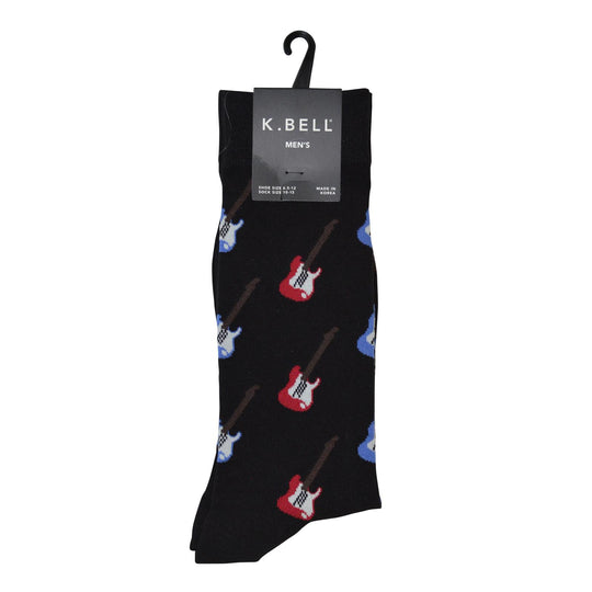 K. Bell Men`s Crew Socks - Extended Sizes Available