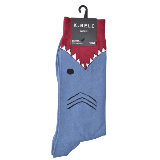 K. Bell Men`s Crew Socks - Extended Sizes Available