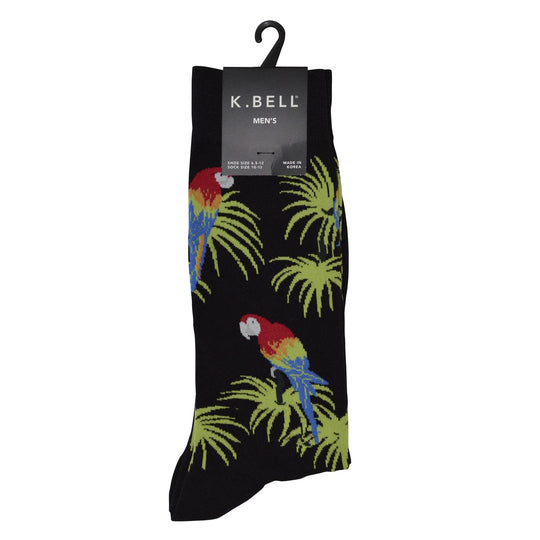 K. Bell Men`s Crew Socks - Extended Sizes Available