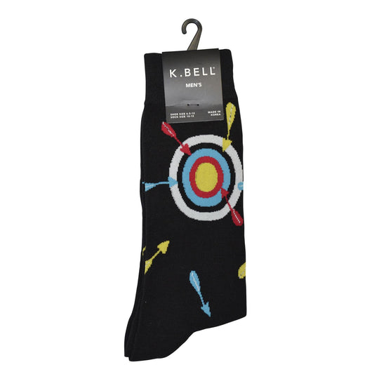 K. Bell Men`s Crew Socks - Extended Sizes Available