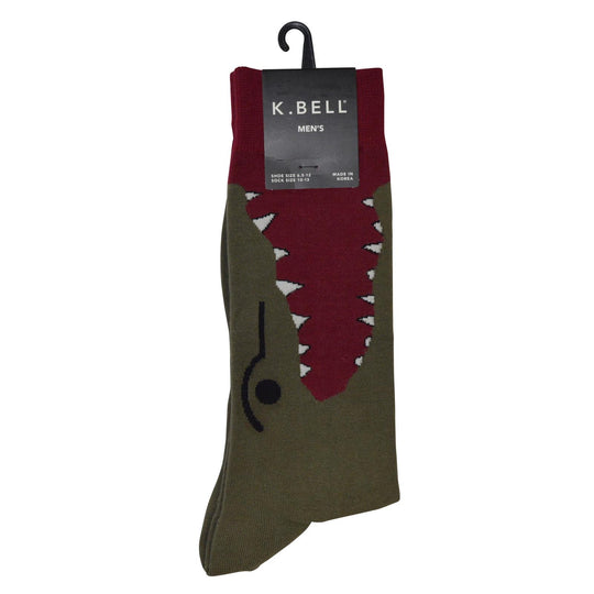 K. Bell Men`s Crew Socks - Extended Sizes Available