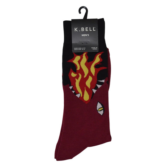 K. Bell Men`s Crew Socks - Extended Sizes Available