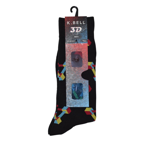 K. Bell Men`s Crew Socks - Extended Sizes Available