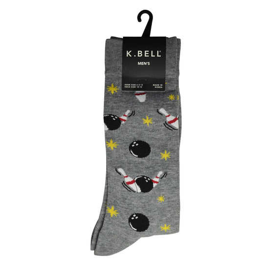 K. Bell Men`s Crew Socks - Extended Sizes Available