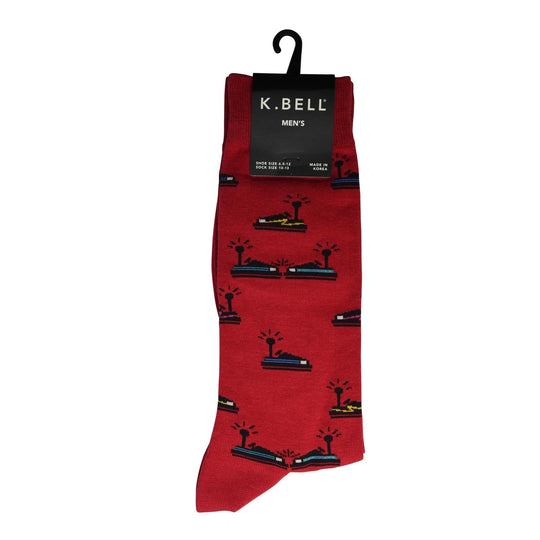 K. Bell Men`s Crew Socks - Extended Sizes Available