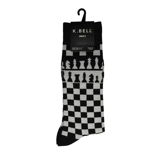 K. Bell Men`s Crew Socks - Extended Sizes Available