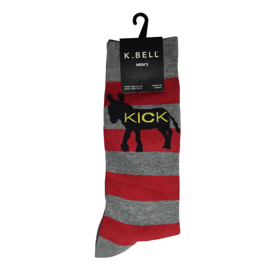 K. Bell Men`s Crew Socks - Extended Sizes Available