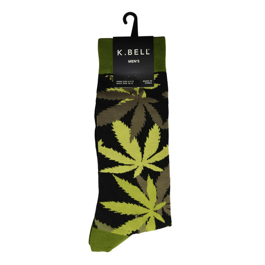 K. Bell Men`s Crew Socks - Extended Sizes Available