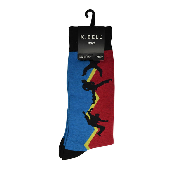 K. Bell Men`s Crew Socks - Extended Sizes Available