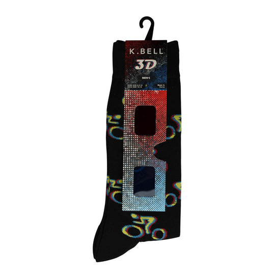 K. Bell Men`s Crew Socks - Extended Sizes Available