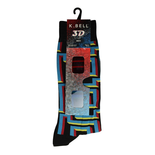 K. Bell Men`s Crew Socks - Extended Sizes Available